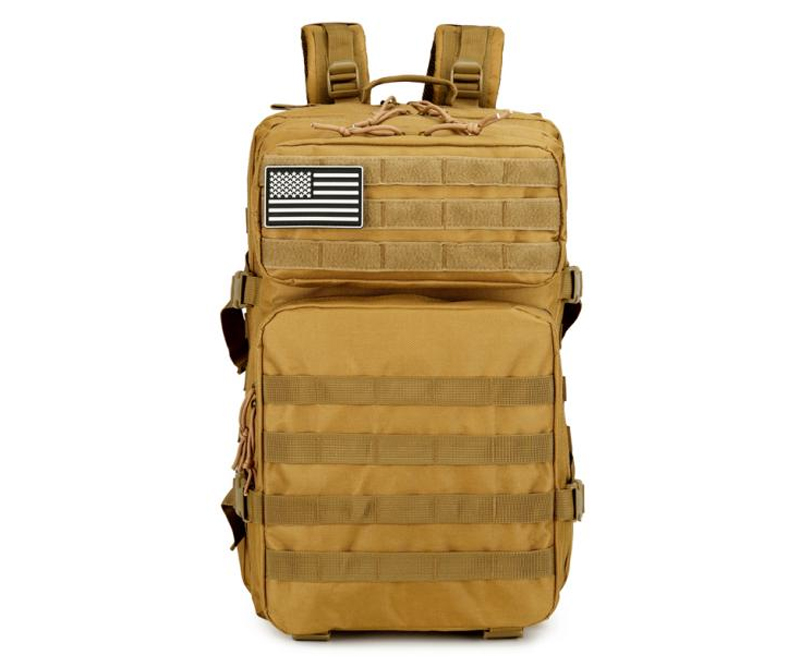 45L Tactical MOLLE Assault Backpack for Outdoor & Military-Style Use