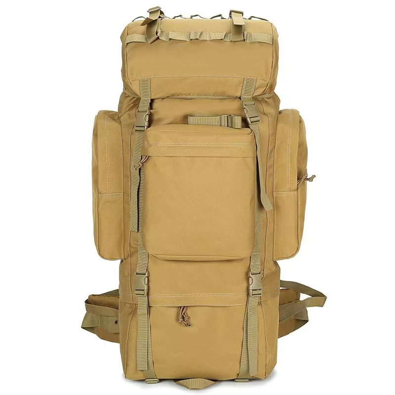 100L Large Capacity Outdoor Hiking Rucksack with U-Shape Steel Frame Support
