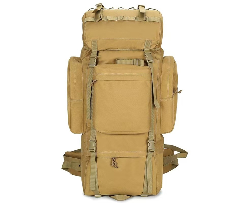 100L Large Capacity Outdoor Hiking Rucksack with U-Shape Steel Frame Support
